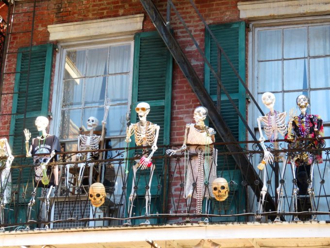 halloween dekoracja balkonu